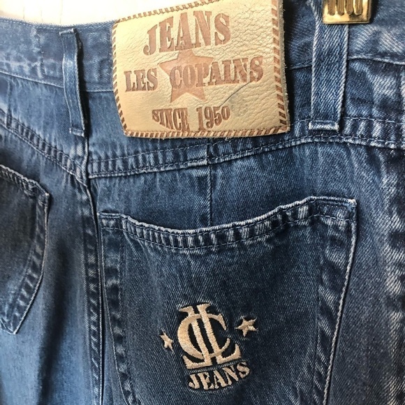 LES COPAINS Vintage highwaisted tapered flowy viscose Jeans, sz 28 - Picture 6 of 17